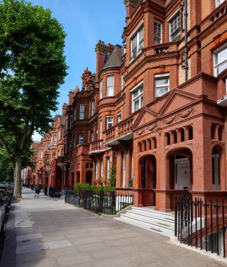 Londra 06.15.2022 Sloane Gardens manzarası