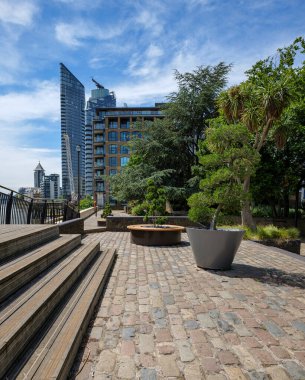 Londra - 21 Haziran 2022 Cremorne Gardens manzarası