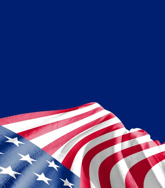 United States Flag Dark Blue — Stock Photo, Image
