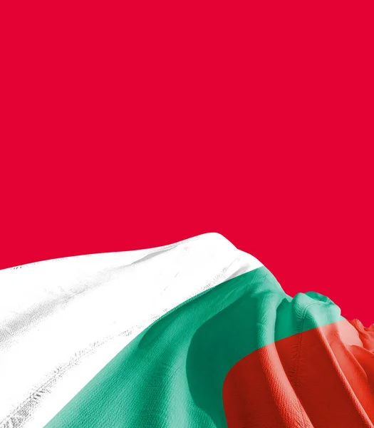 Bulgaria Flag Red — Stock Photo, Image