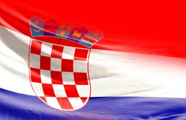 Hırvatistan bayrağını dalgalandırıyor