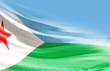 Cibuti bayrağını dalgalandırıyor.