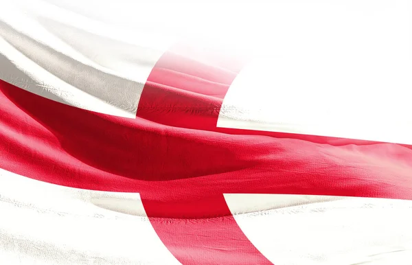 Inglaterra Acenando Bandeira Perto — Fotografia de Stock