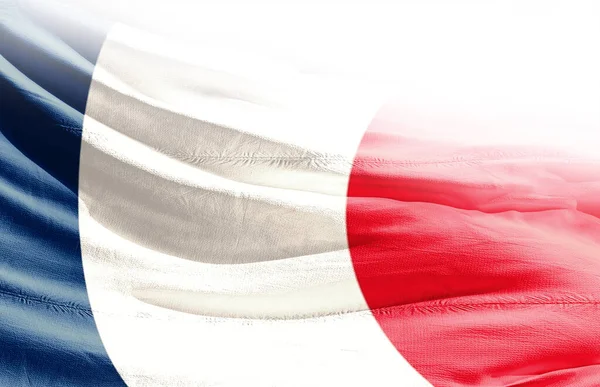 France Waving Flag Close — Stock Photo, Image