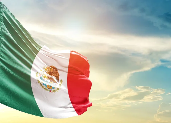 stock image Mexico flag against sky 