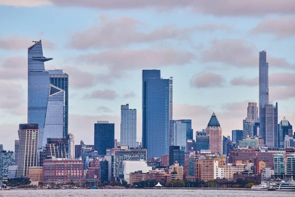 Bild Vackra Detaljer New York City Skyline Vid Floden Från — Stockfoto