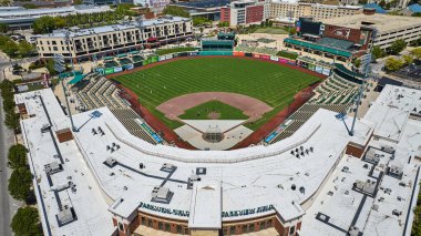 Görüntü: Fort Wayne Tin Caps Stadyumu Parkview Beyzbol Oyuncuları Hava Merkezi