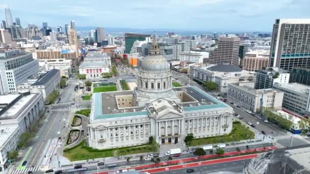 Відео Дуги Знято Навколо Будівлі Вищого Суду Сан Франциско — стокове відео