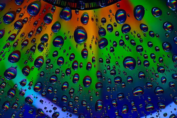 Image of Macro of floating fizzy soda bubbles with aurora light background abstract art asset