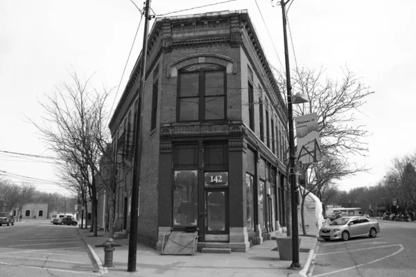 Klasický Architektonický Šarm Allegan Michigan Prozkoumejte Historické Ulice Allegan Tímto — Stock fotografie