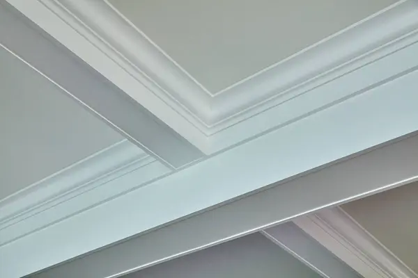 Modern Interior Ceiling Design with Crown Molding in a Luxury Home in Warsaw, Indiana - 2015