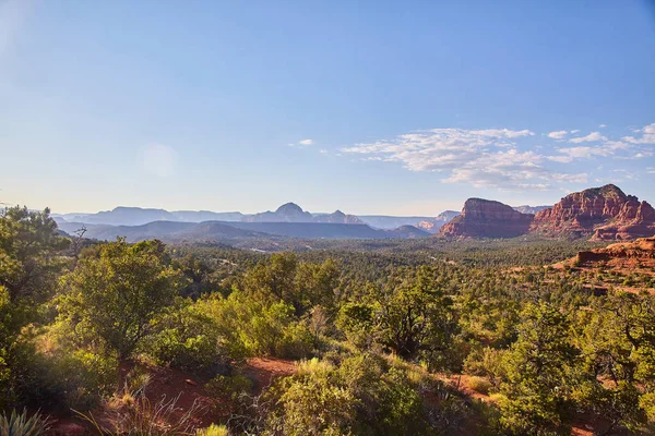 Breathtaking View Bell Rock Sedona Arizona Featuring Layered Red Rock — Stock Photo, Image