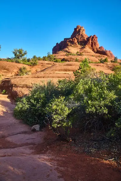 Daytime View Bell Rock Formation Sedona Arizona 2016 Dirt Path — Stock Photo, Image