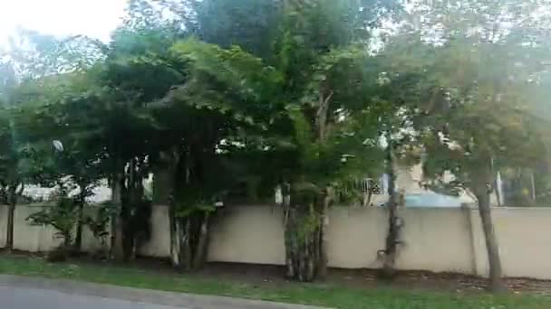 Sporing Shot Afdække Overflod Nassaus Boligliv Paradise Island Bahamas Lad – Stock-video