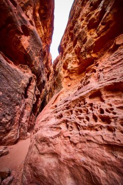 Explore the mesmerizing beauty of Snow Canyon State Park in Utah. Marvel at the towering red rock formations and narrow passageways that invite adventure and capture natures timeless allure. clipart