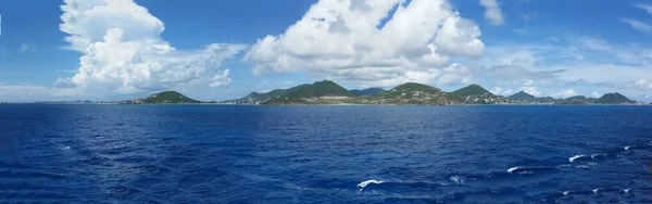Острів Святого Мартина Карибському Басейні Під Сонячний День — стокове фото