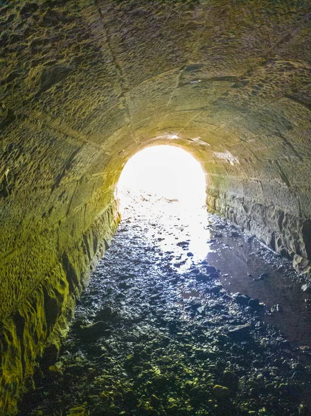 stock image Tunnel with Small Creek Running Through It