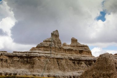 Yazın Notch Trail 'den görüntüler, Badlands Ulusal Parkı, Güney Dakota