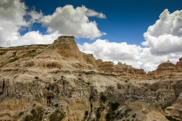 Yazın Notch Trail 'den görüntüler, Badlands Ulusal Parkı, Güney Dakota