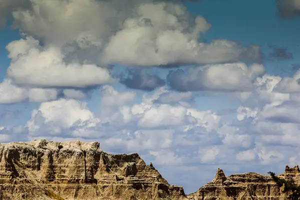 Yazın Notch Trail 'den görüntüler, Badlands Ulusal Parkı, Güney Dakota