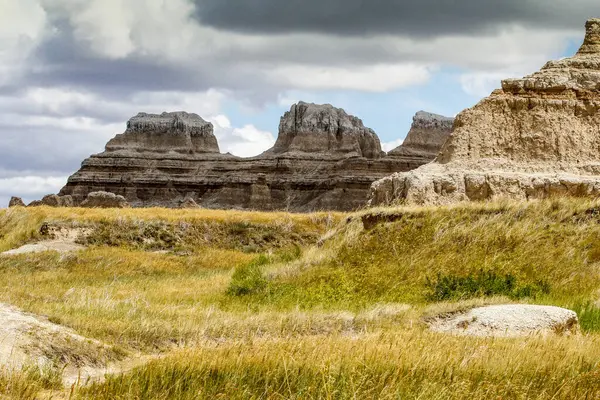 Yazın Notch Trail 'den görüntüler, Badlands Ulusal Parkı, Güney Dakota