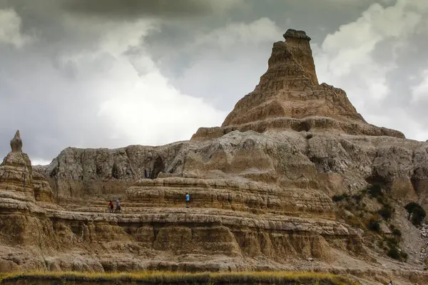 Yazın Notch Trail 'den görüntüler, Badlands Ulusal Parkı, Güney Dakota