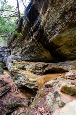 Yaşlı Adam 'ın Mağarası, Hocking Hills Eyalet Parkı, Ohio