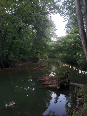 Simpson Creek, Bridgeport, Batı Virginia manzarası