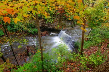 Güz, Dublin, Ohio 'daki Indian Run Falls Parkı