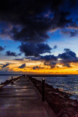 Renkli Gündoğumu, Jetty Park, Fort Pierce, Florida