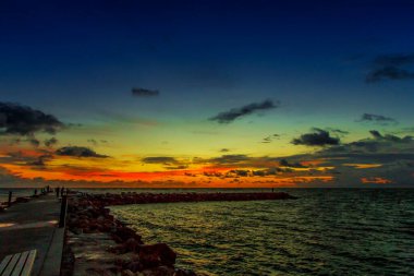 Renkli Gündoğumu, Jetty Park, Fort Pierce, Florida