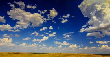 Güney Dakota 'nın Büyük Ovaları Yazın Görünümü
