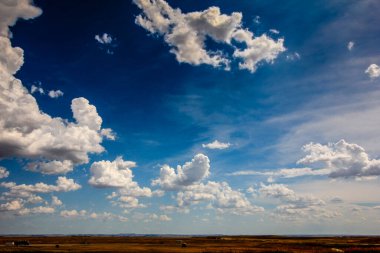Güney Dakota 'nın Büyük Ovaları Yazın Görünümü