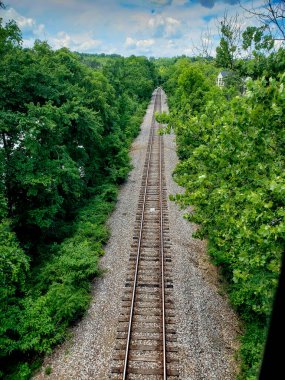 Railway Tracks, Branson, Missouri 'ye bakıyorum.