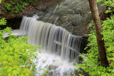 Spring, Dublin, Ohio 'da Indian Run Falls