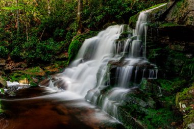 Elakala Şelalesi Numara 2, Blackwater Falls Eyalet Parkı, Batı Virginia