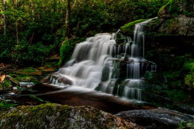 Elakala Şelalesi Numara 2, Blackwater Falls Eyalet Parkı, Batı Virginia