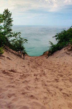 Resimli Kayalar Ulusal Lakeshore, Michigan