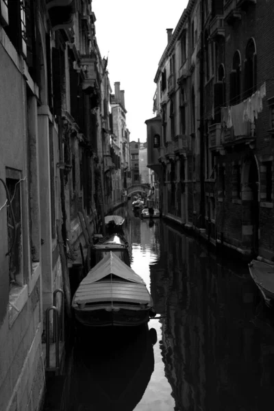 Venedik Talya Dolaylarında Mart 2019 Büyük Kanal Venedik Teknelerinin Pitoresk — Stok fotoğraf