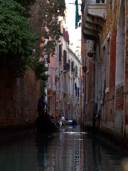 Venice Italy May 2018 Τουρίστες Στο Κανάλι Grande Στην Παλιά — Φωτογραφία Αρχείου