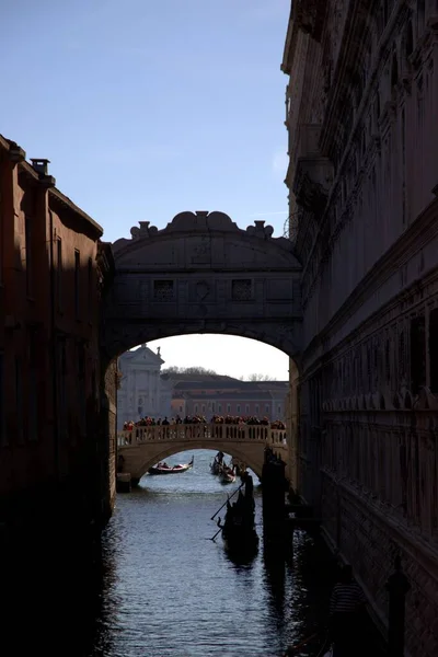 Paysage Urbain Venise Avec Reflet Milieu Ville — Photo