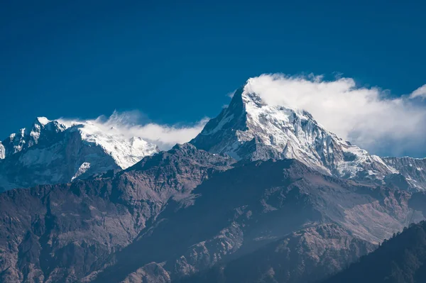 Вид Горный Хребет Аннапа Непал — стоковое фото