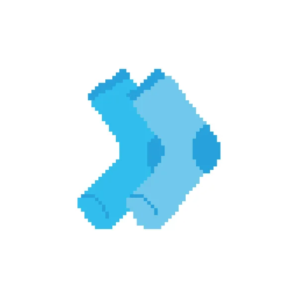 Κάλτσες Τέχνη Pixel Απογείωση Bit Εικονογραφημένη Διανυσματική Απεικόνιση — Διανυσματικό Αρχείο