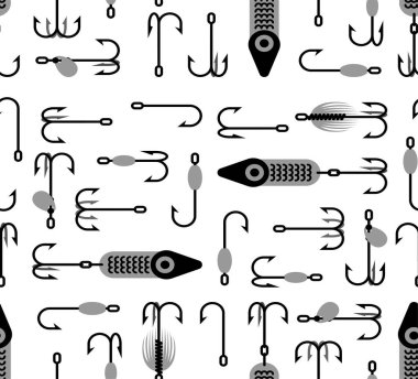 Balık kancası izi pürüzsüz. Balık yakalamak için kanca. balıkçılık malzemesi dokusu