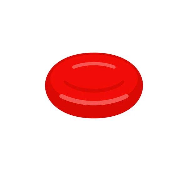 Erythrocyte Isolé Globules Rouges Illustration Vectorielle — Image vectorielle