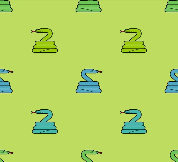 Vzor Hada Bezproblémový Hadí Pozadí Ozdoba Dětské Tkaniny — Stockový vektor