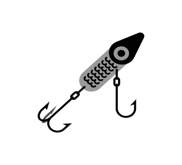 Attrezzatura Pesca Spinning Illustrazione Vettoriale Accessorio Pesca — Vettoriale Stock