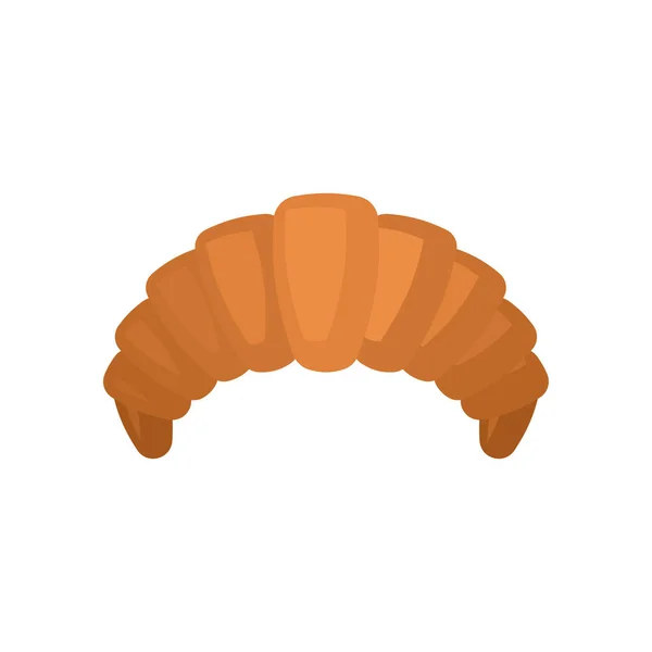 Croissant Elszigetelve Bagel Vektor Illusztráció — Stock Vector