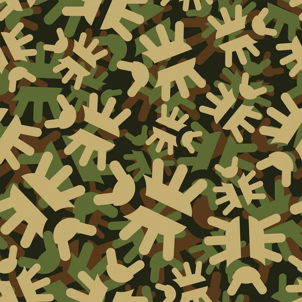 Wzór Armii Żuka Bez Szwu Bug Wojskowe Tło Tekstura Tkaniny — Wektor stockowy