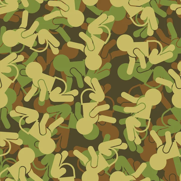 Patrón Del Ejército Del Bebé Sin Costuras Bebé Militar Ybackground — Archivo Imágenes Vectoriales
